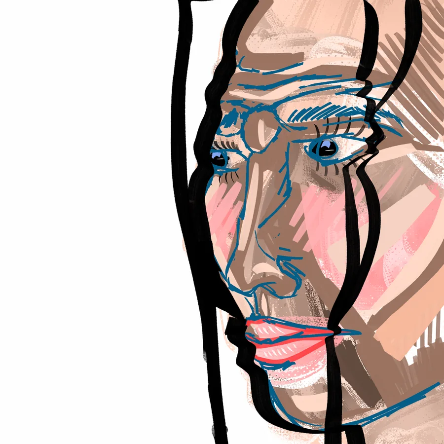 No. 11 — Behind the Hair, Digital