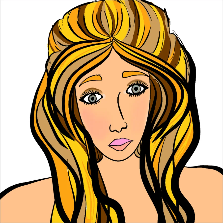 No. 85 — Gold Hair, Digital