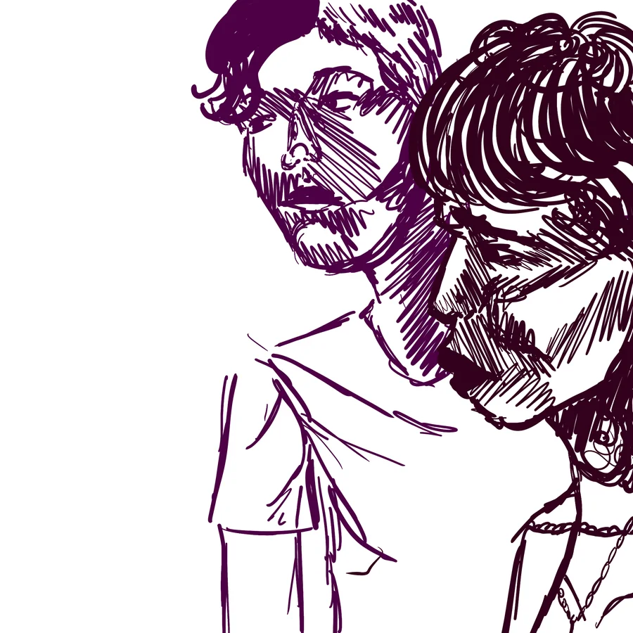 No. 27 — Two in Violet, Digital