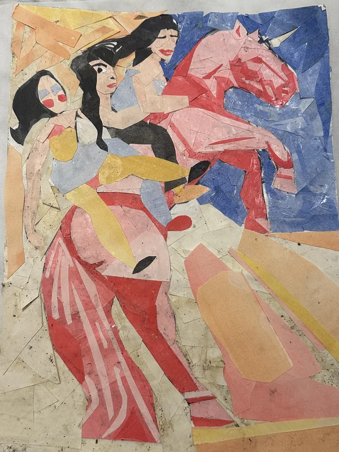 No. 08 — Me and 3 Girls, Collage