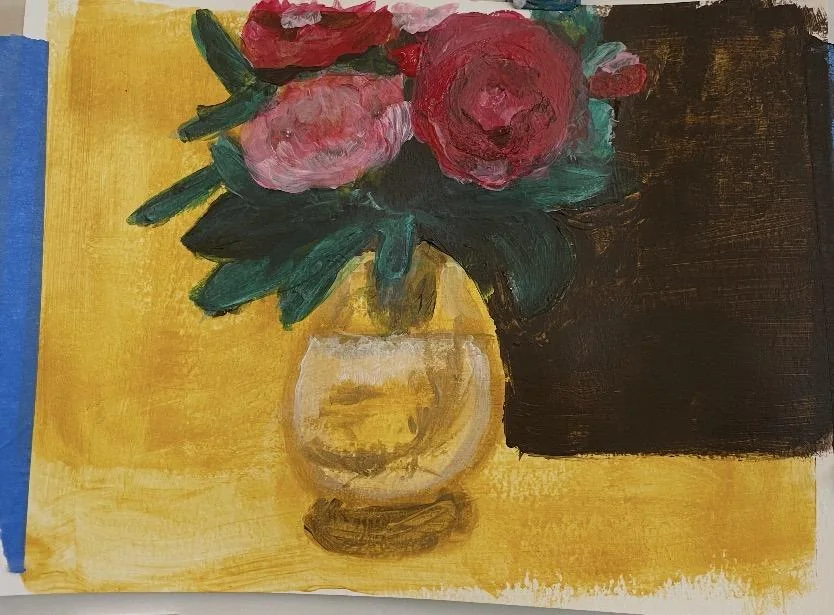 No. 54 — Roses, Acrylic