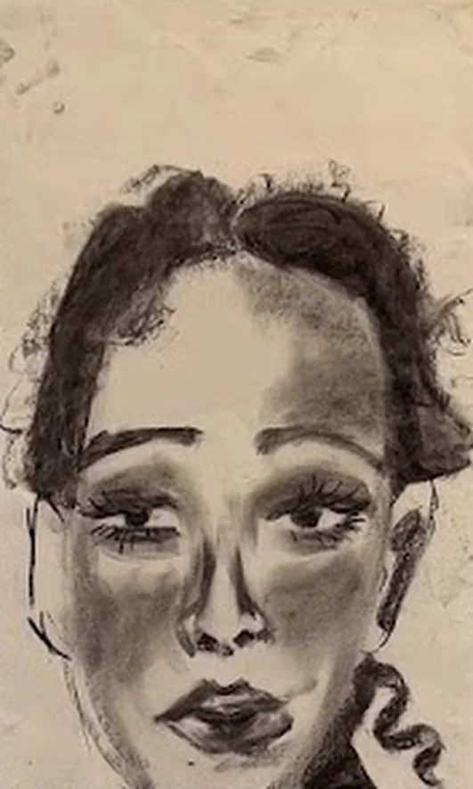 No. 15 — Study Two, Charcoal