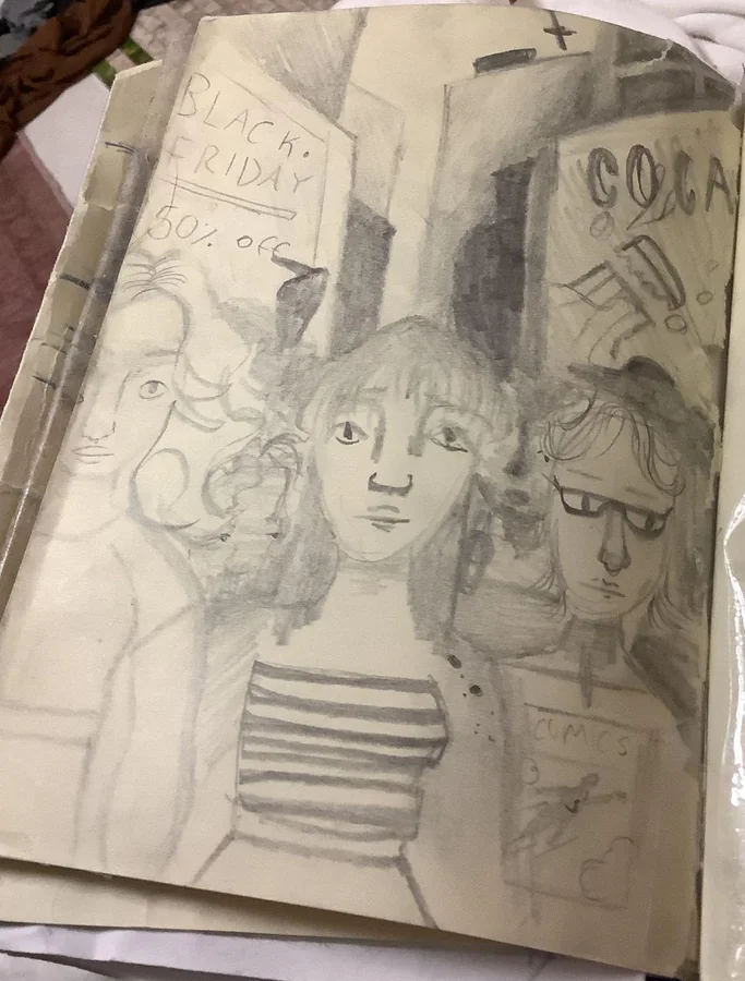 No. 125 — Times Square, Sketchbook