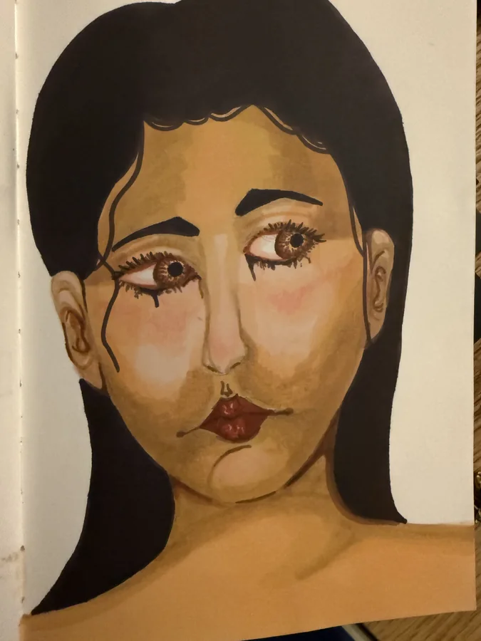 No. 76 — Tinted Tears, Acrylic